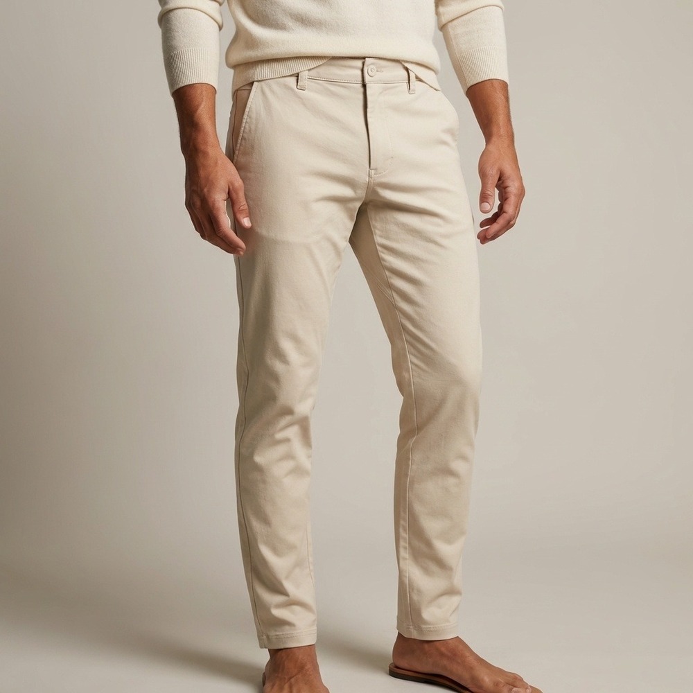 BYLT Premium Basics‎ Beige Lounge Pants Mens Size 32 Casual Relaxed Fit